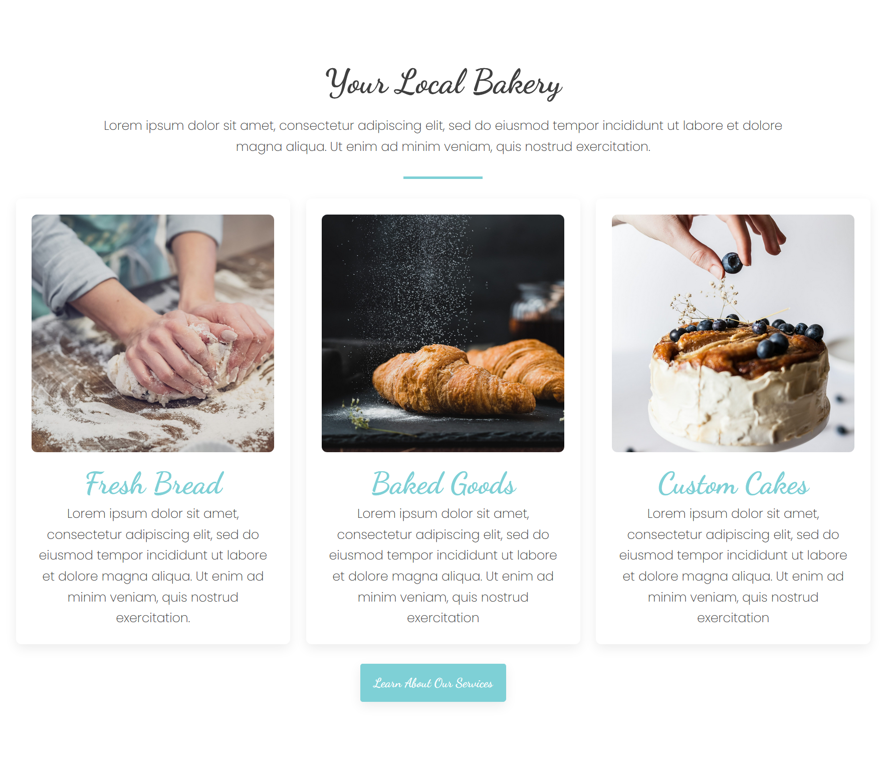 DIY Bakery Website